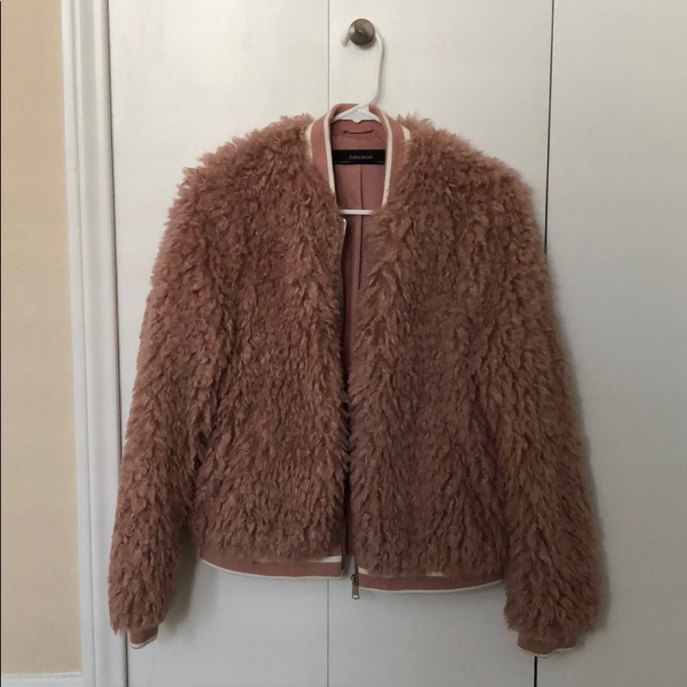 Zara Faux Fur Coat